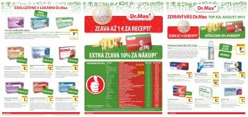 Stiahnite si aktuÃ¡lny letÃ¡k vo formÃ¡te PDF. - LekÃ¡reÅ Dr.Max