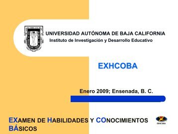EXHCOBA - UEE UABC - Universidad AutÃ³noma de Baja California