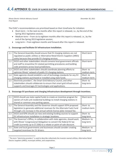 CLIMATE ACTION PLAN - City of Urbana