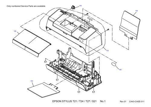 EPSON STYLUS T21 / T24 / T27 / S21 No.1 - MK Electronic