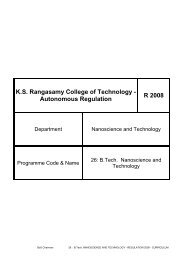 Autonomous Regulation R 2008 - KSR College of Technology