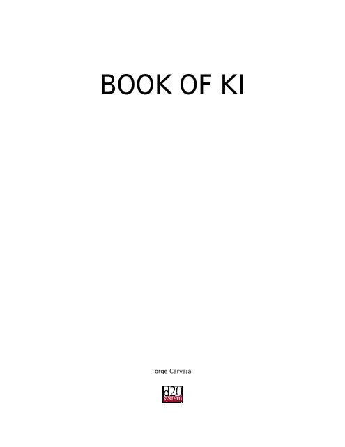 BOOK OF KI - D&amp;D Wiki