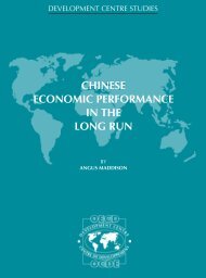 CHINESE ECONOMIC PERFORMANCE IN THE LONG RUN