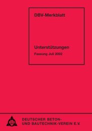 DBV-Merkblatt UnterstÃ¼tzungen - Deutscher Beton- und Bautechnik ...