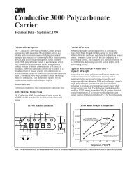 3M conductive 3000 polycarbonate carrier tape