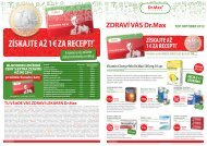 ZÃSKAJTE AÅ½ 1â‚¬ ZA RECEPT! - LekÃ¡reÅˆ Dr.Max