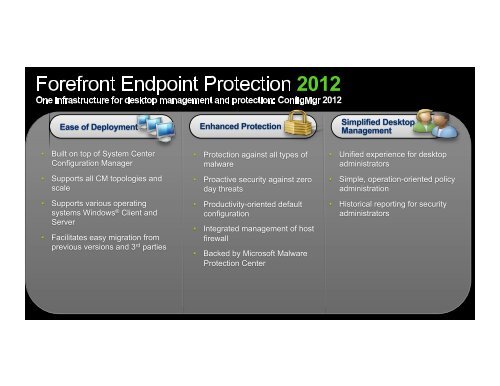 ForeFront Endpoint Protection Overview