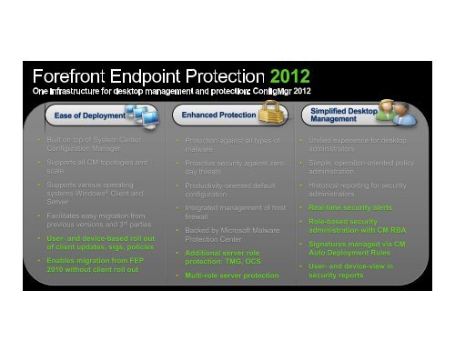 ForeFront Endpoint Protection Overview
