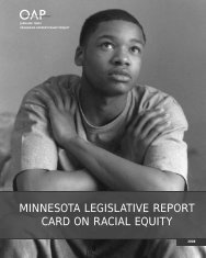 2008 Legislative Report Card on Racial Equity - Organizing ...