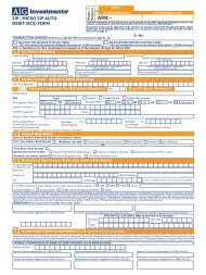 sip / micro sip auto debit (ecs) form - Anjali Investment & Consultant