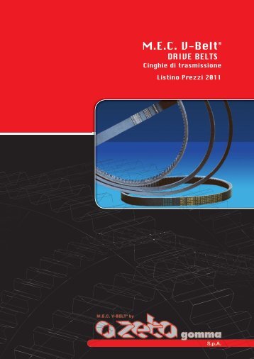 PDFâMEC V-BELT listino 2011.qxp:MEC V-BELT ... - A ZETA Gomma