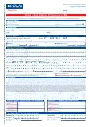 Change in Bank Details for SIP Enrolment via ECS - Anjali ...