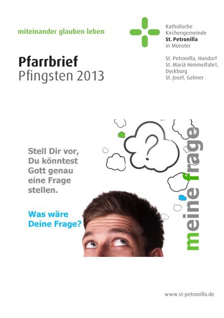 Pfarrbrief Pfingsten 2013 - St. Petronilla