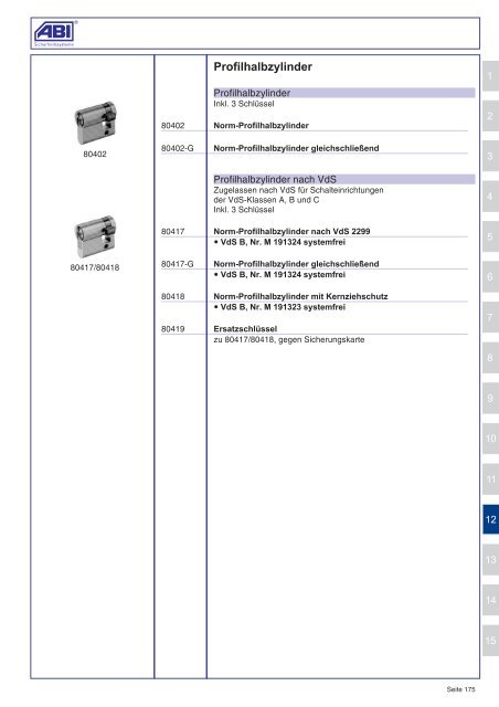 Produktkatalog 2008/2009 - ABI Sicherheitssysteme GmbH