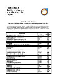 Fachverband SanitÃ¤r-, Heizungs- und Klimatechnik Bayern