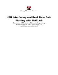 USB Interfacing and Real Time Data Plotting with MATLAB