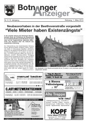 Botnanger Anzeiger - PressebÃ¼ro Tommasi