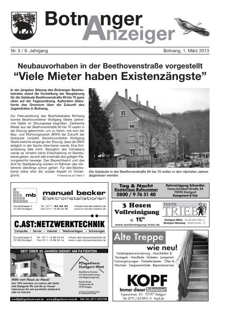 Botnanger Anzeiger - PressebÃ¼ro Tommasi