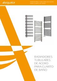 RADIADORES TUBULARES DE ACERO PARA CUARTO DE BAÃO