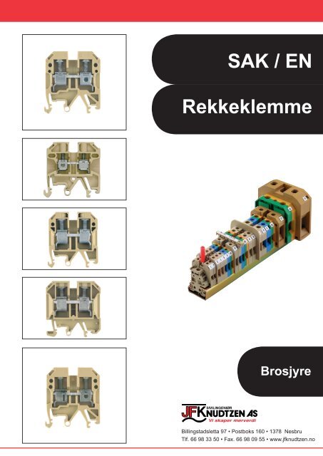 SAK / EN Rekkeklemme - Sivilingeniør JF Knudtzen AS