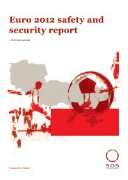 Euro 2012 safety and security report - SOS International
