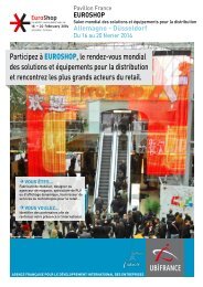 Participez à EUROSHOP, le rendez-vous mondial des ... - Ubifrance