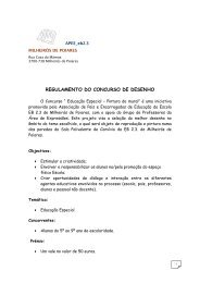 REGULAMENTO DO CONCURSO DE DESENHO - Agrupamento ...