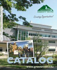 2011-2013 Catalog - Green River Community College