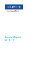 RCOM Full Annual Report 2012-13 - Reliance Communications