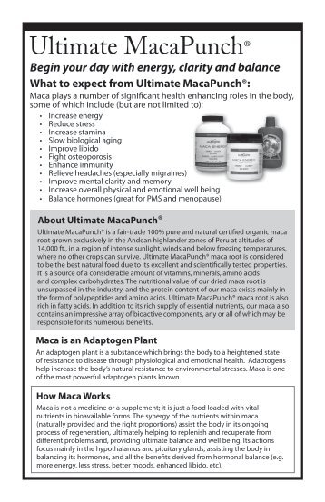 Maca Punch.pdf - Preferred Nutrition