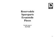 Reservedele Spareparts Ersatzteile Pieces Maxidisc ... - Dal-Bo A/S