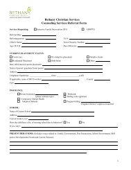 Download an IFI-ADOPTS Referral Form Here! - Bethany Christian ...