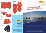 Surf Life Saving GB Volunteer Beach Patrol Kit - SLSGB