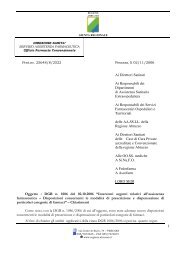 circolare dgr 1086.pdf - Portale SanitÃ  Abruzzo - Regione Abruzzo