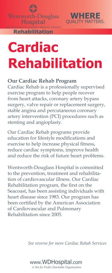 Cardiac Rehabilitation - Wentworth-Douglass Hospital