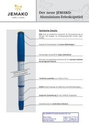 Der neue JEMAKO- Aluminium-Teleskopstiel - JEMAKO - how to ...