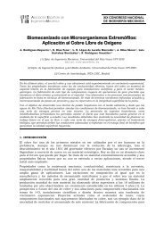 Biomecanizado con Microorganismos Extremófilos: Aplicación al ...