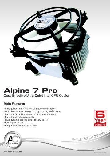 Alpine 7 Pro - Arctic Cooling