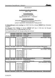 Semesterplan Baustoffkunde 1 (Modul I) 30.08.2010 WS ... - IBAC