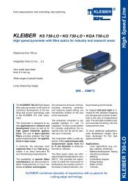 High Speed Line KLEIBER 730-LO - Delta Strumenti S.r.l.