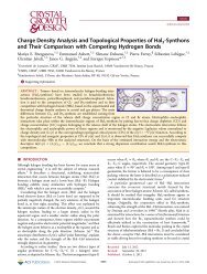 Charge Density Analysis and Topological Properties of Hal ... - CRM2