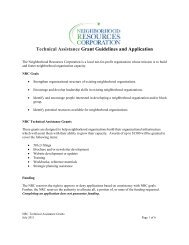 Technical Assistance Grant Guidelines and Application