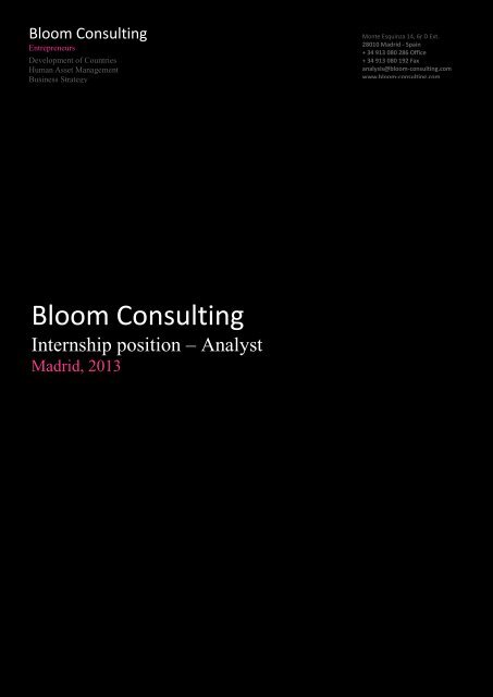 Bloom Consulting