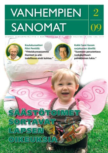 Vanhempien Sanomat 2/2009 - Suomen Vanhempainliitto