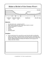 Mapping The Ocean Floor Worksheet Page 1