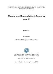 Mapping monthly precipitation in Sweden by using GIS - Regional ...