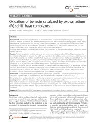 Oxidation of benzoin catalyzed by oxovanadium(IV) schiff base ...