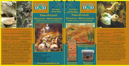 terra-puzzle® rückwand - Namiba Terra