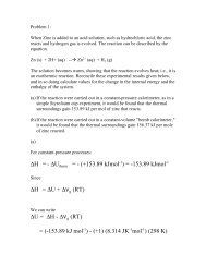 Enthalpy and Chemical Reactions