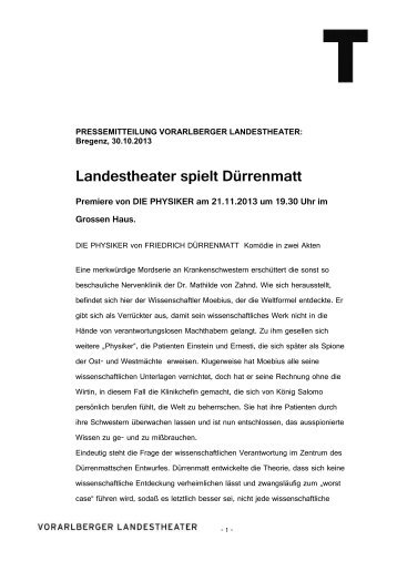 Pressetext Die Physiker herunterladen (PDF - Vorarlberger ...
